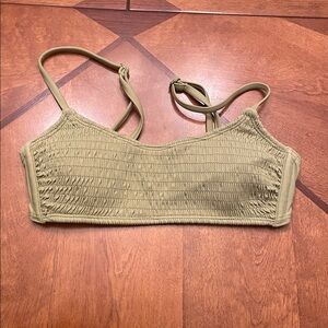 Women's Olive Green Swim Top